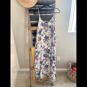 White Floral Maxi Dress XXL